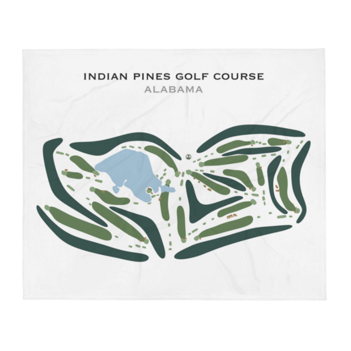 Indian Pines Golf Course, Alabama - Printed Golf Courses