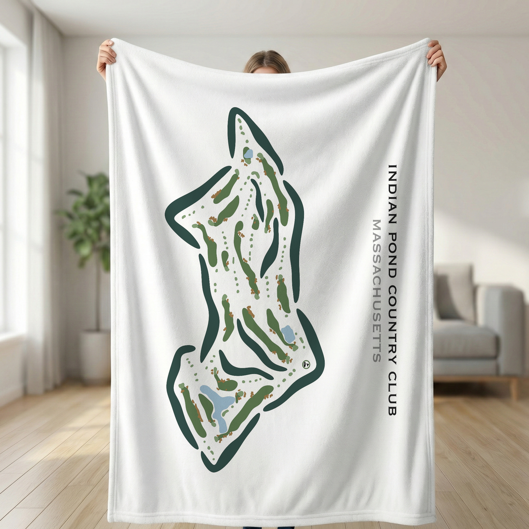 Indian Pond Country Club, Massachusetts - Printed Golf Courses