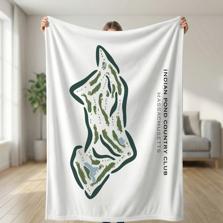 Indian Pond Country Club, Massachusetts - Printed Golf Courses