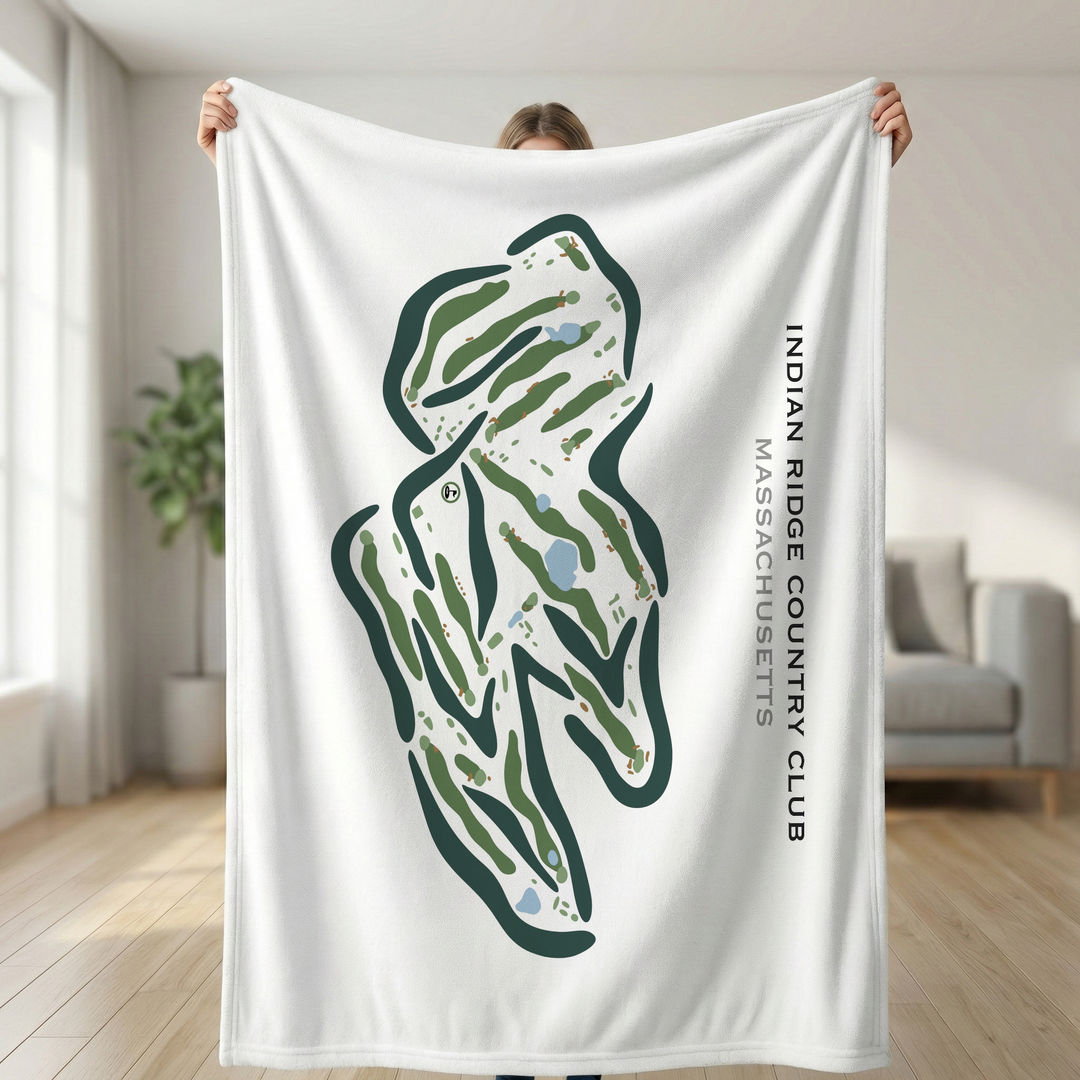 Indian Ridge Country Club, Massachusetts - Printed Golf Courses