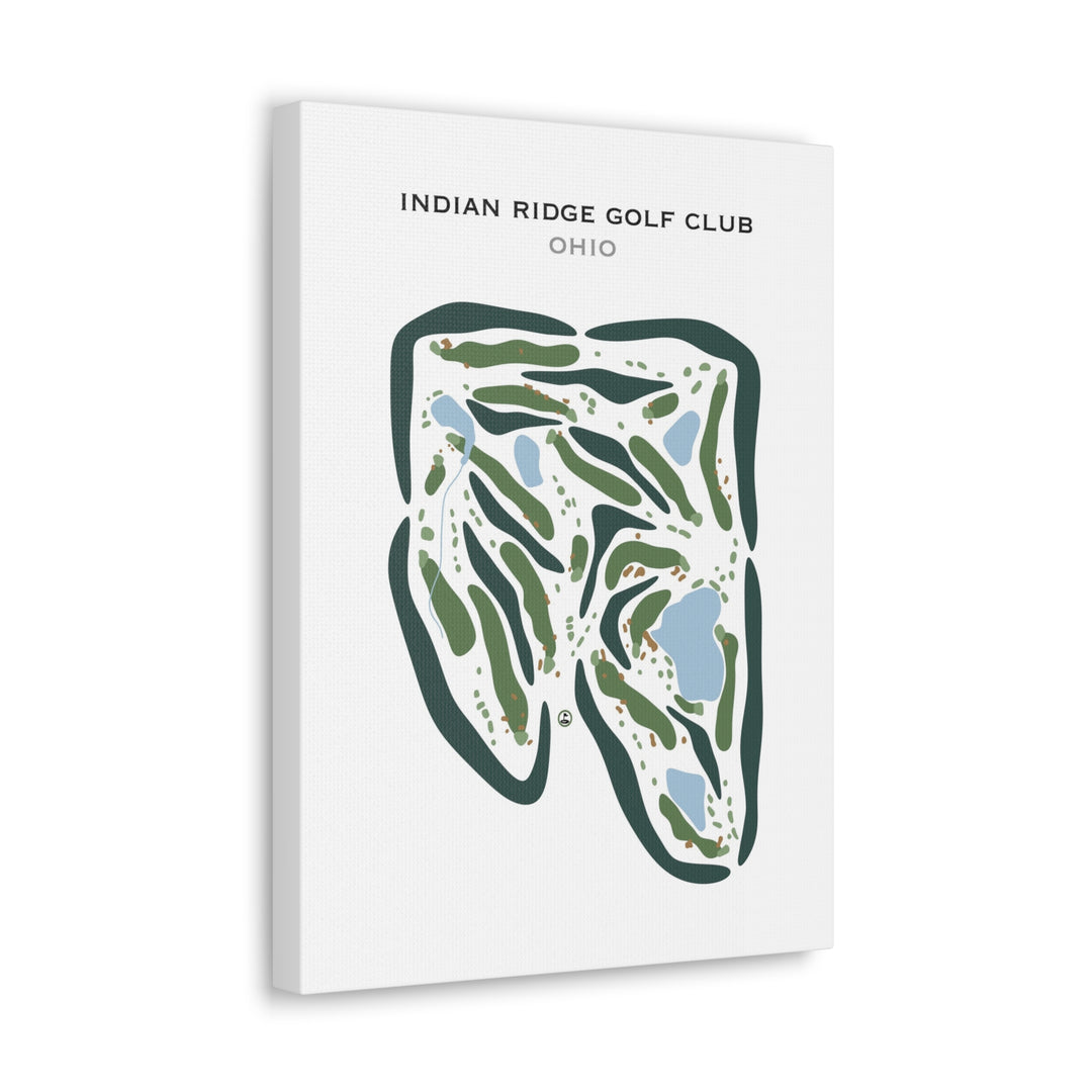 Indian Ridge Golf Club, Ohio - Printed Golf Courses