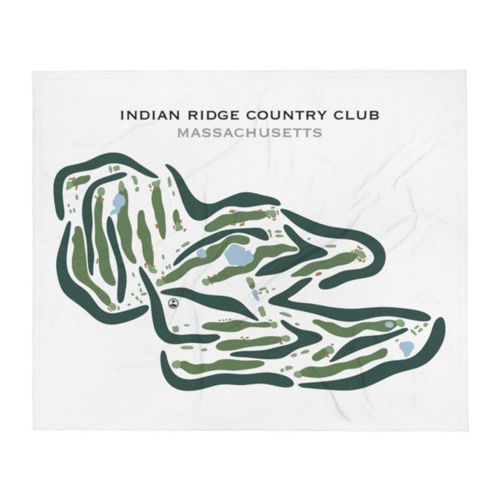 Indian Ridge Country Club, Massachusetts - Printed Golf Courses - Golf Course Prints