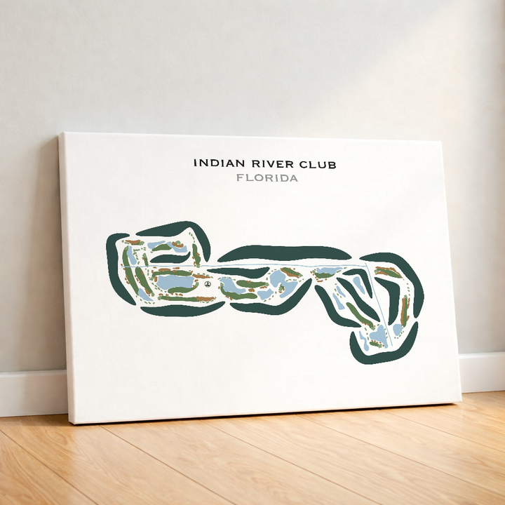 Indian River Club, Vero Beach, Florida - Printed Golf Courses