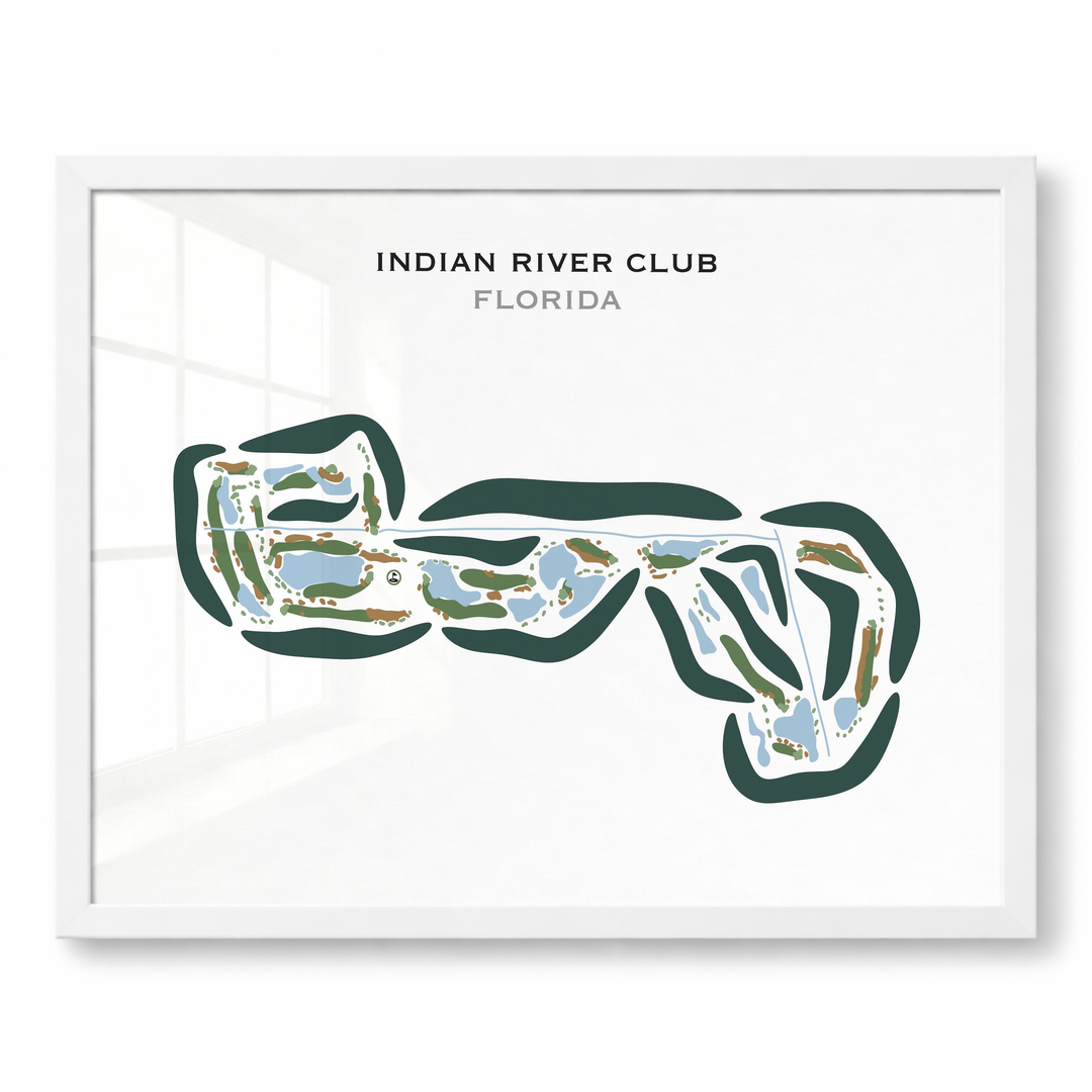 Indian River Club, Vero Beach, Florida - Printed Golf Courses