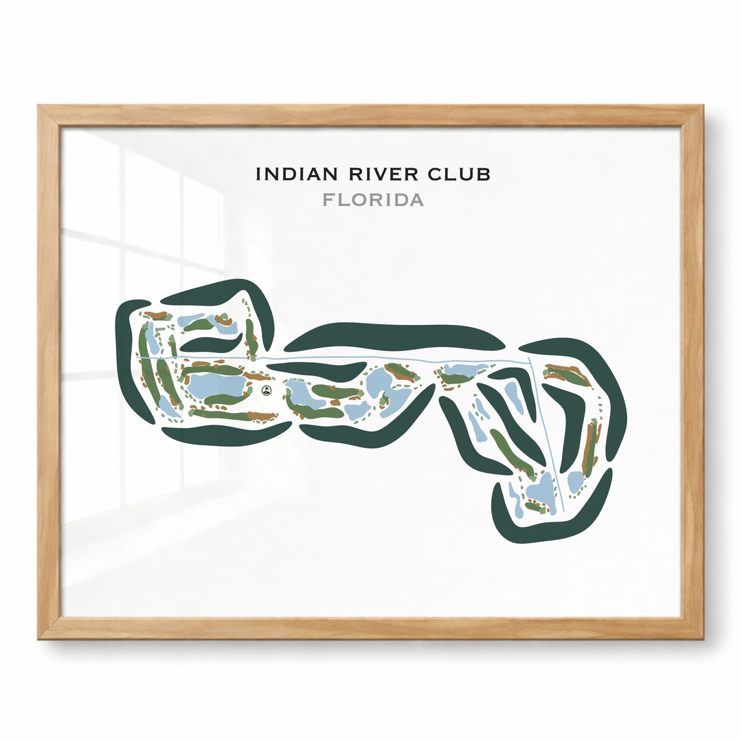 Indian River Club, Vero Beach, Florida - Printed Golf Courses