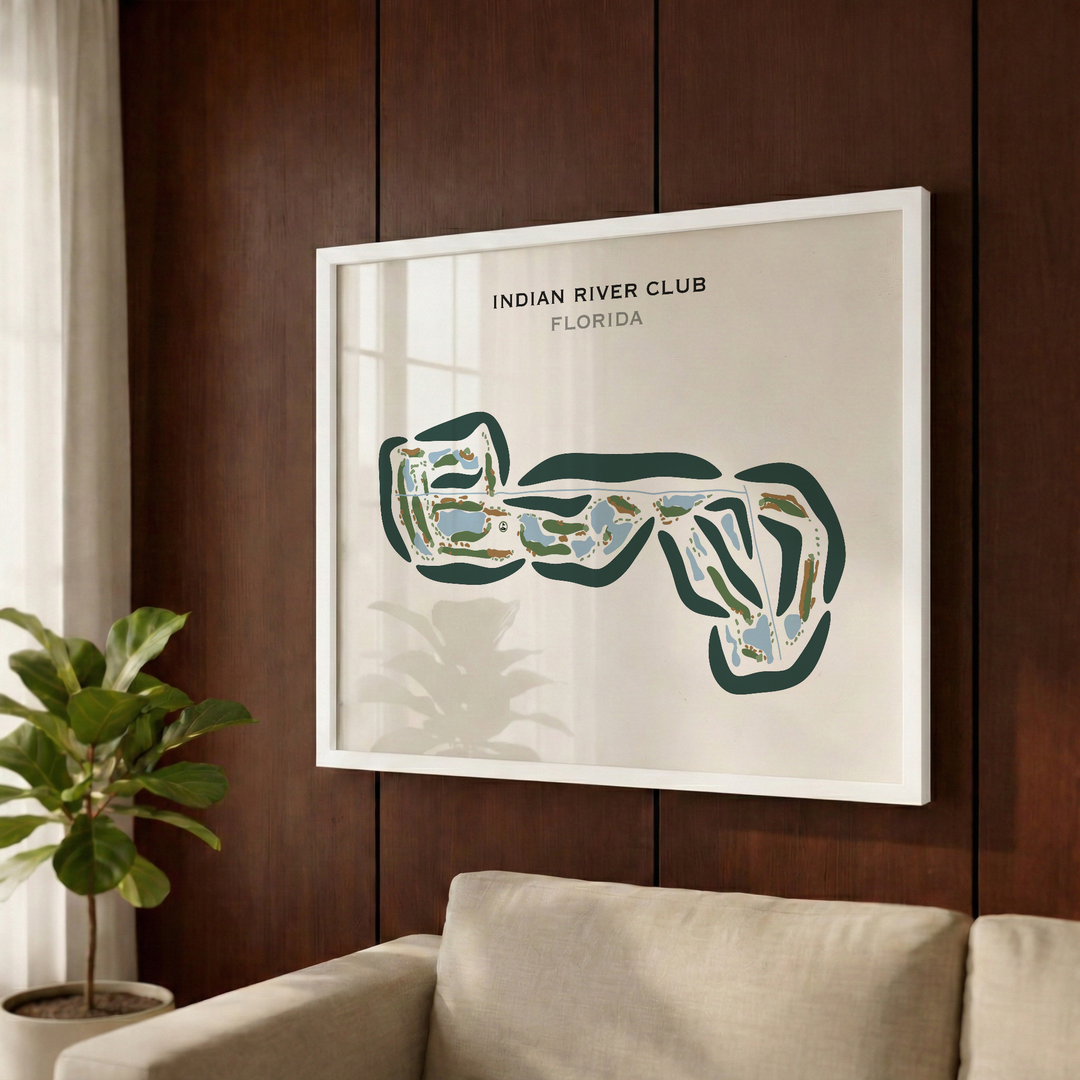 Indian River Club, Vero Beach, Florida - Printed Golf Courses