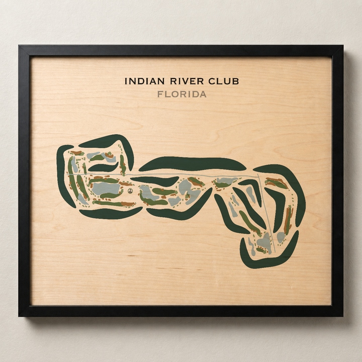 Indian River Club, Vero Beach, Florida - Printed Golf Courses