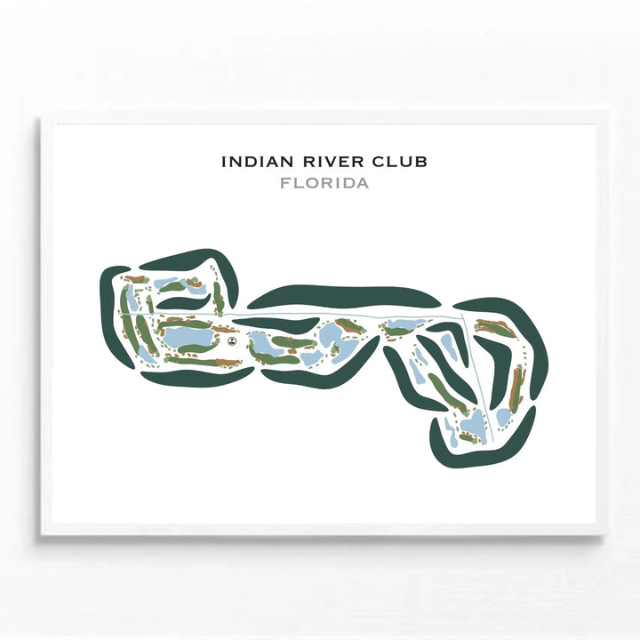 Indian River Club, Vero Beach, Florida - Printed Golf Courses