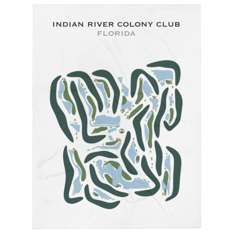 Indian River Colony Club, Florida - Printed Golf Courses