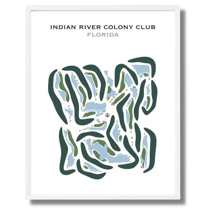Indian River Colony Club, Florida - Printed Golf Courses