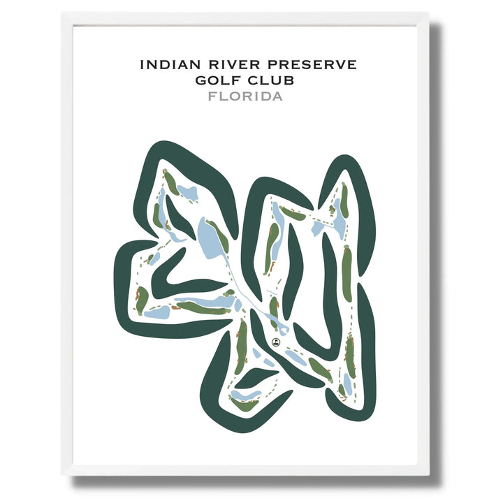 Indian River Preserve Golf Club, Florida - Printed Golf Courses