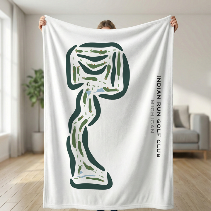 Indian Run Golf Club, Michigan - Printed Golf Courses