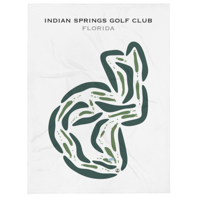 Indian Springs Golf Club, Florida - Printed Golf Courses