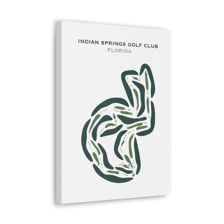 Indian Springs Golf Club, Florida - Printed Golf Courses
