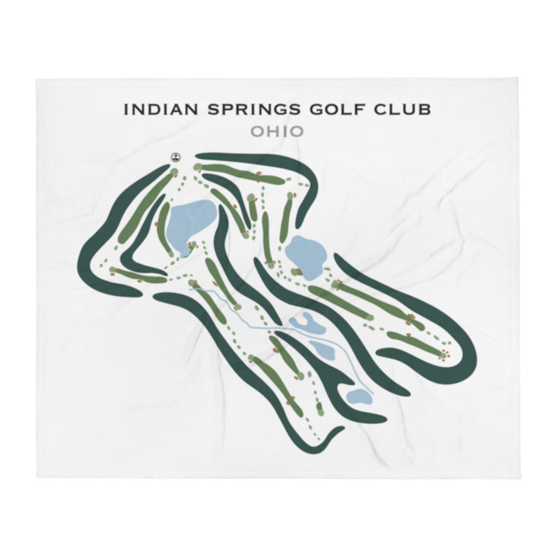 Indian Springs Golf Club, Ohio - Printed Golf Courses