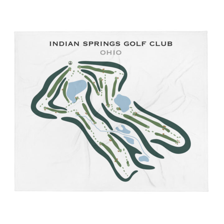 Indian Springs Golf Club, Ohio - Printed Golf Courses