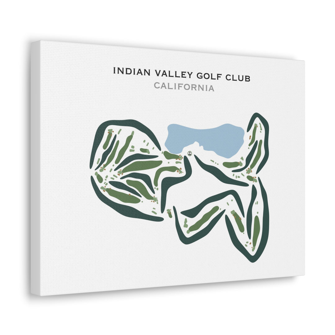 Indian Valley Golf Club, California - Printed Golf Courses