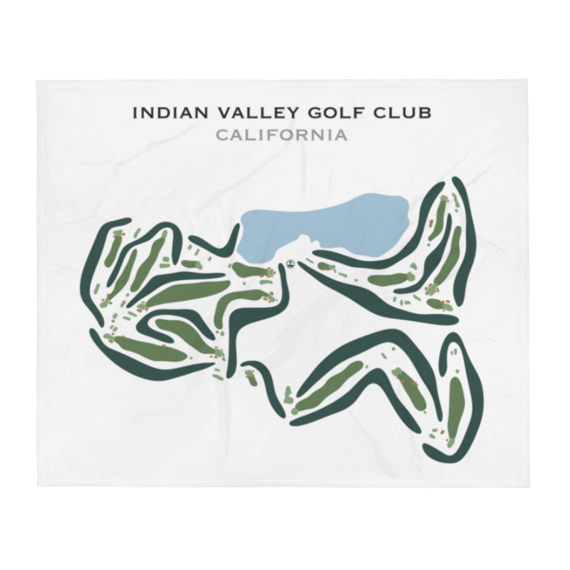 Indian Valley Golf Club, California - Printed Golf Courses