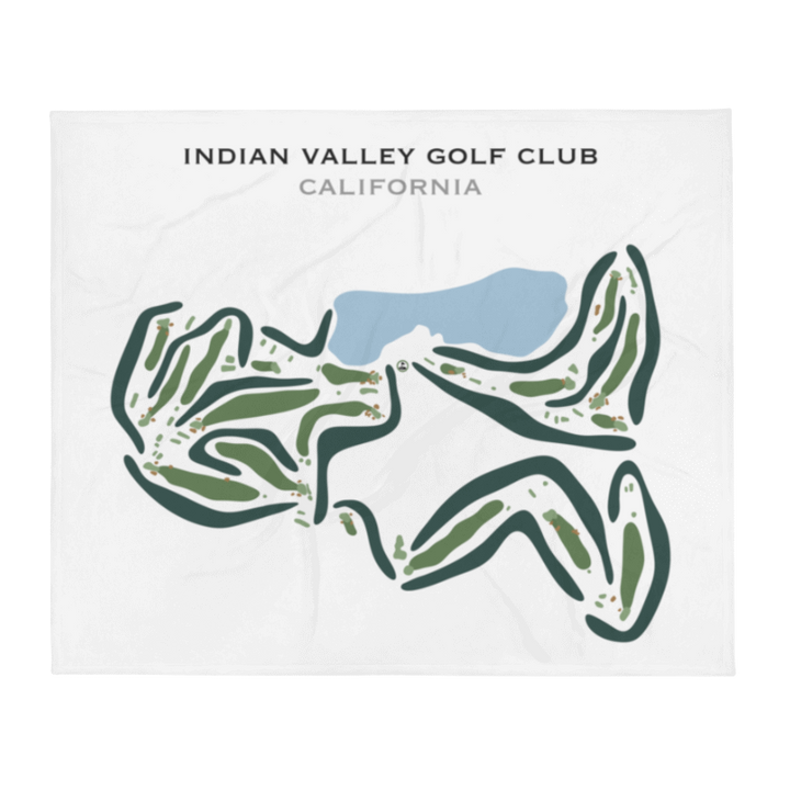 Indian Valley Golf Club, California - Printed Golf Courses