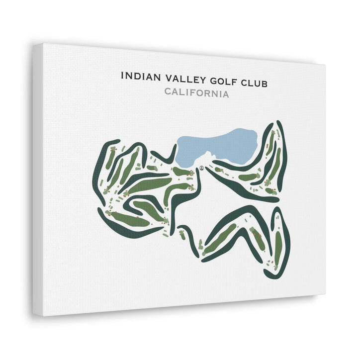 Indian Valley Golf Club, California - Printed Golf Courses