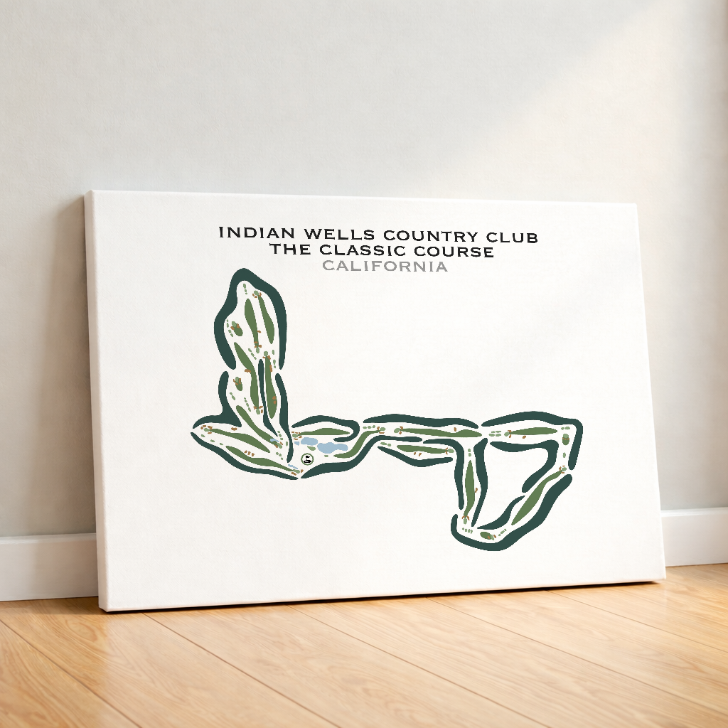 Indian Wells Country Club, California - Printed Golf Courses