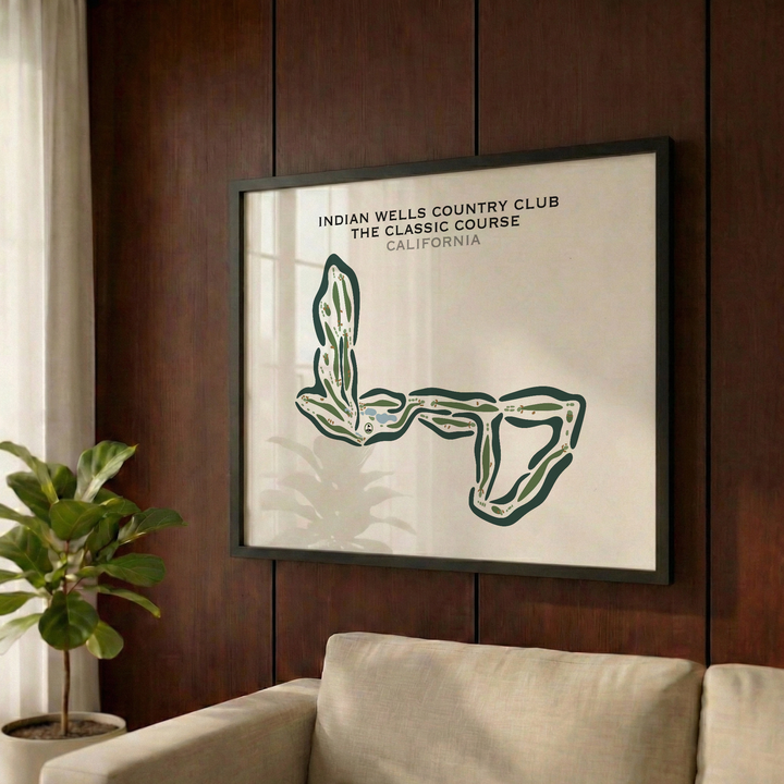 Indian Wells Country Club, California - Printed Golf Courses