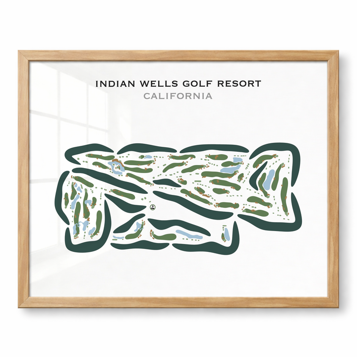 Indian Wells Golf Resort, California - Printed Golf Courses