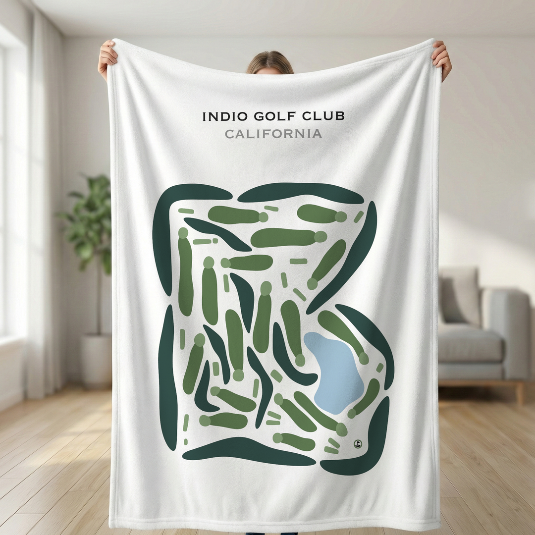Indio Golf Club, California - Printed Golf Courses