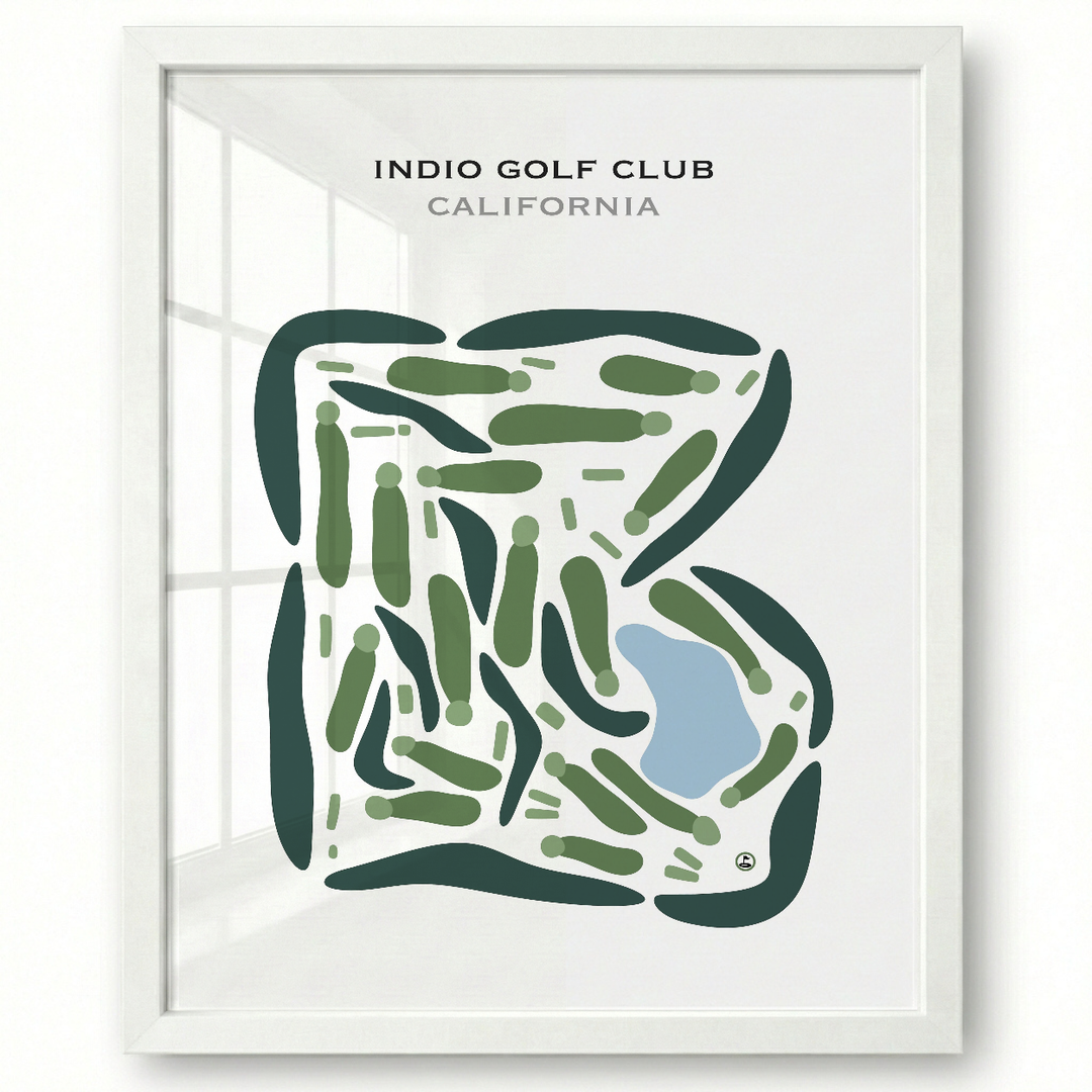 Indio Golf Club, California - Printed Golf Courses