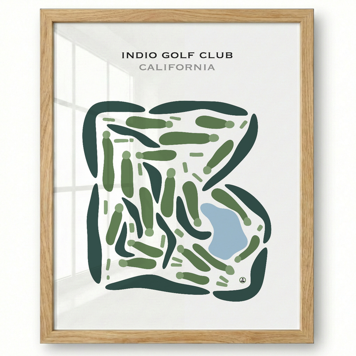 Indio Golf Club, California - Printed Golf Courses