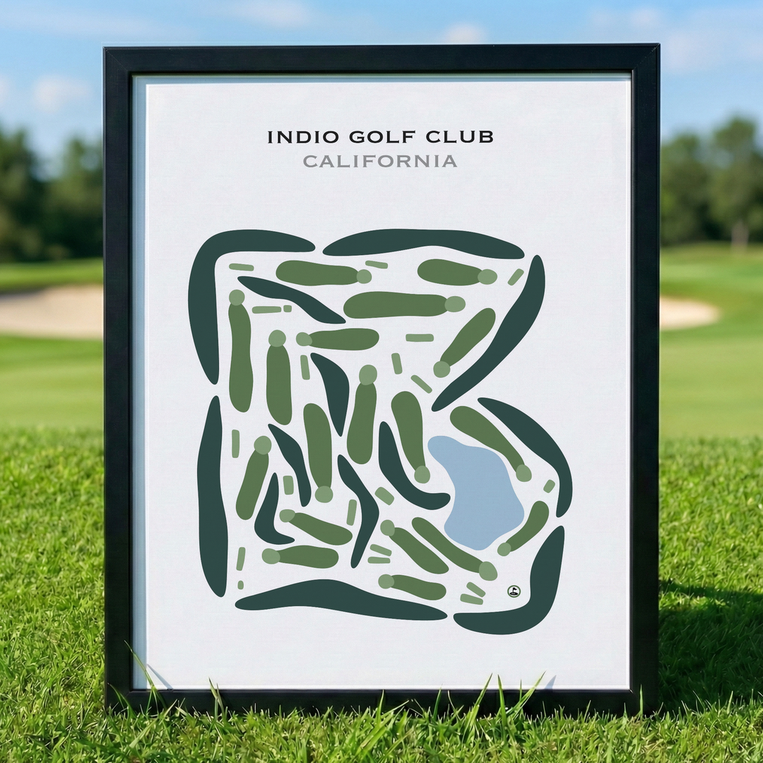 Indio Golf Club, California - Printed Golf Courses