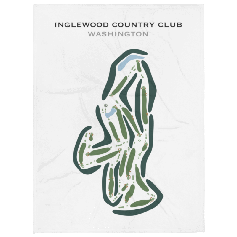 Inglewood Country Club, Washington - Printed Golf Courses