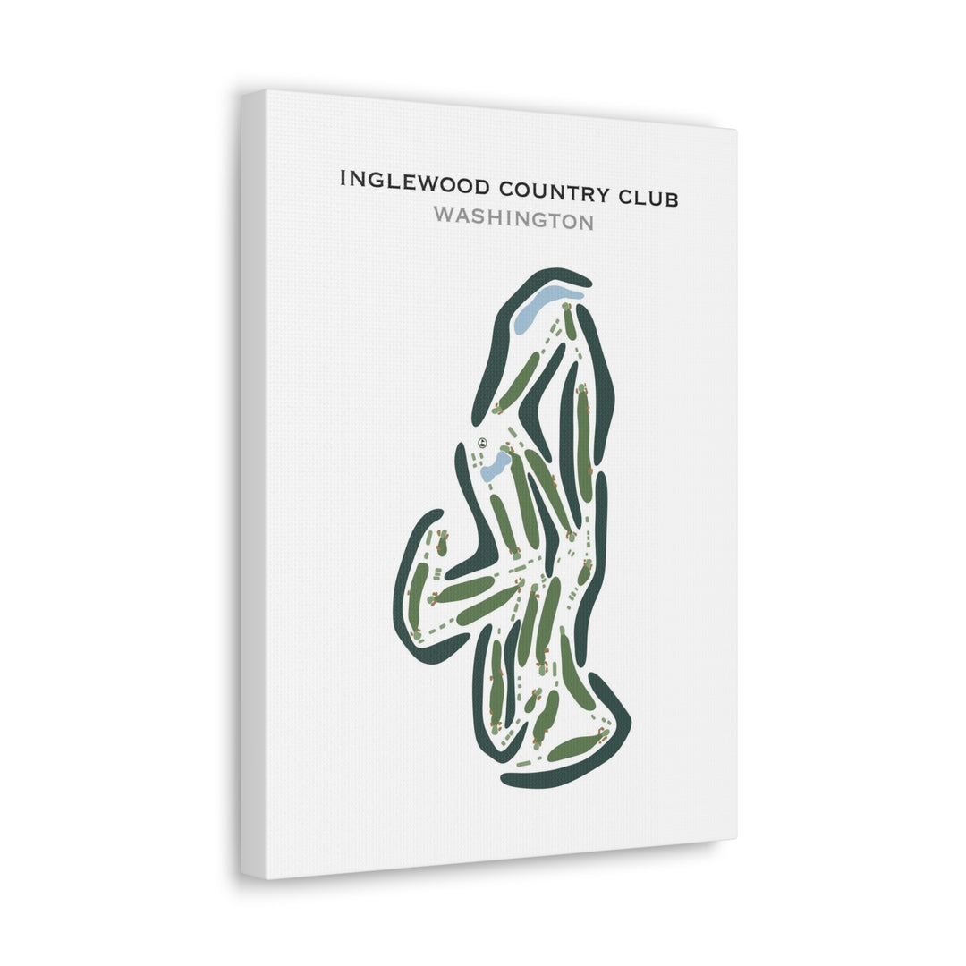 Inglewood Country Club, Washington - Printed Golf Courses