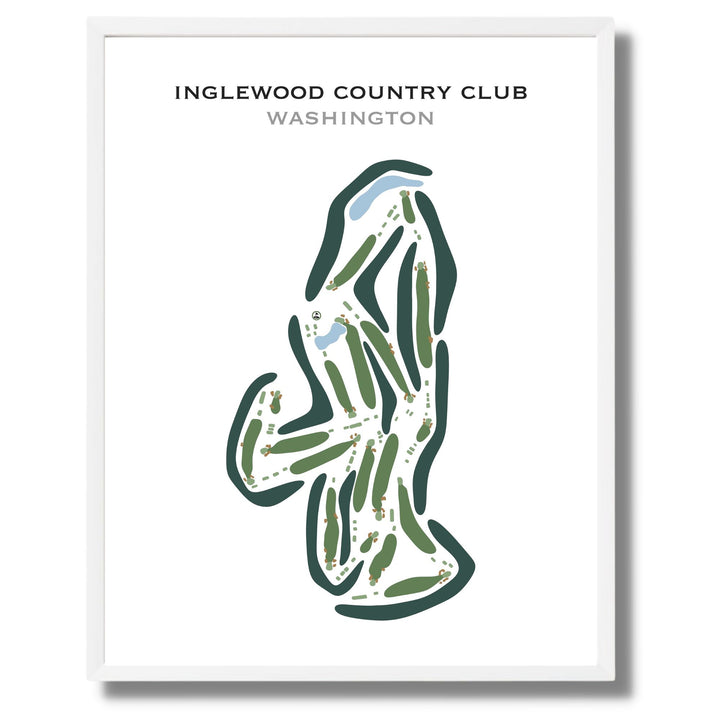 Inglewood Country Club, Washington - Printed Golf Courses