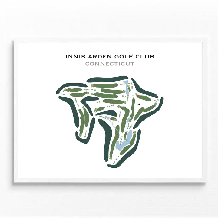 Innis Arden Golf Club, Connecticut - Printed Golf Courses