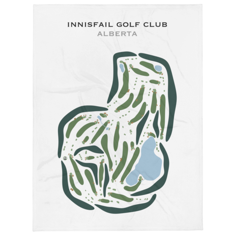 Innisfail Golf Club, Alberta, Canada - Printed Golf Courses