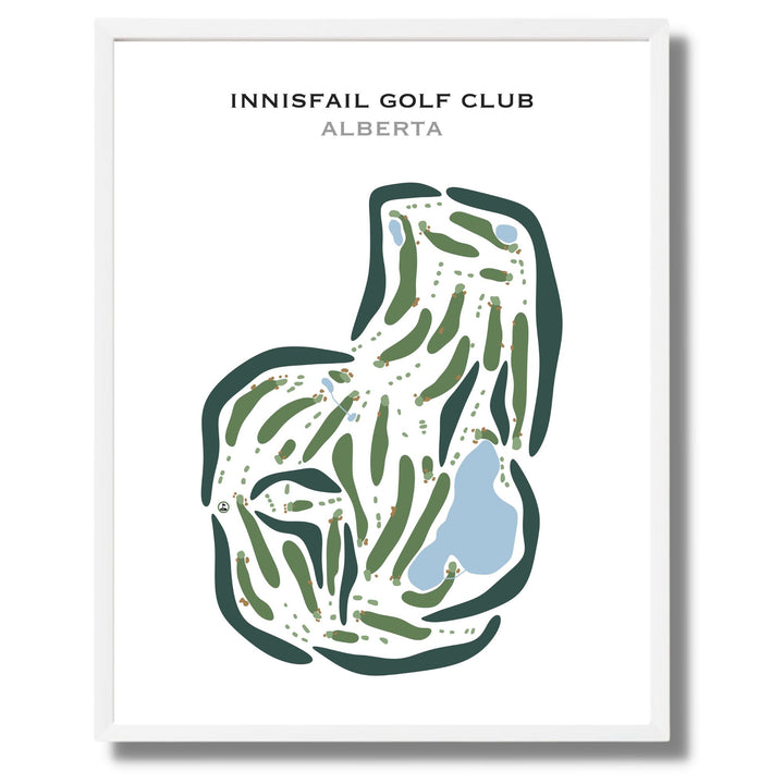 Innisfail Golf Club, Alberta, Canada - Printed Golf Courses