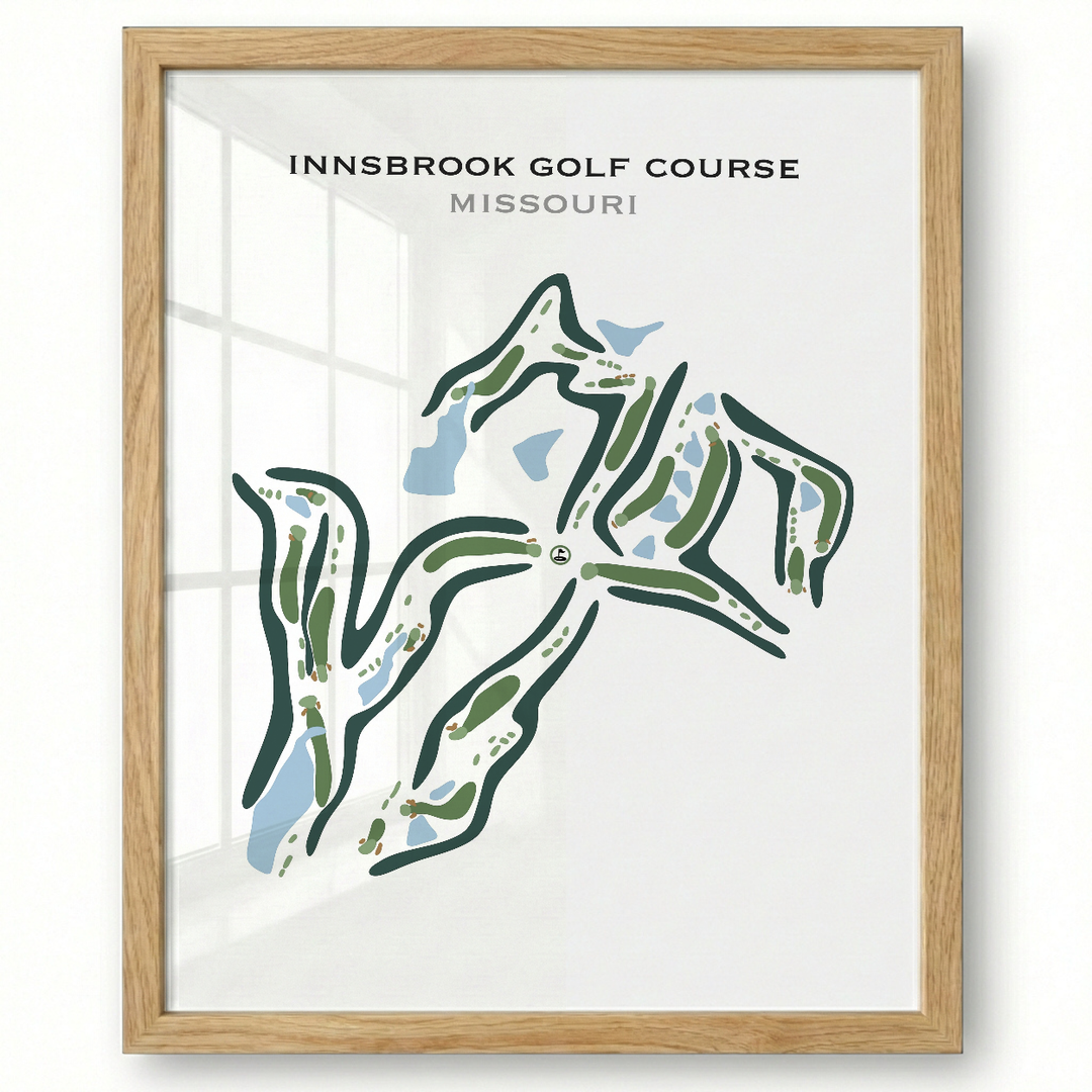 Innsbrook Golf Course, Missouri - Printed Golf Courses