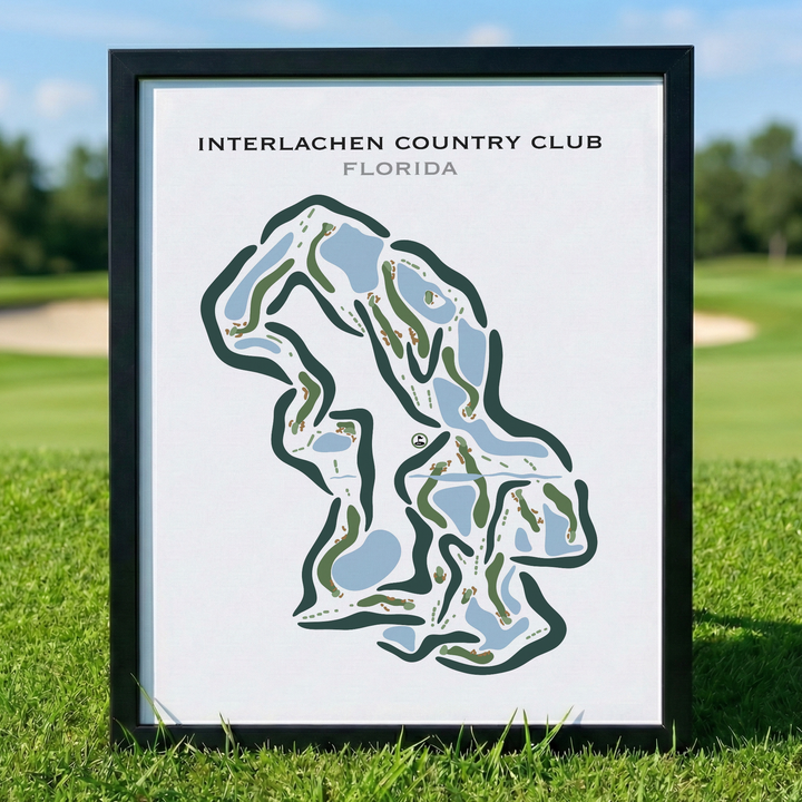 Interlachen Country Club, Florida - Printed Golf Courses