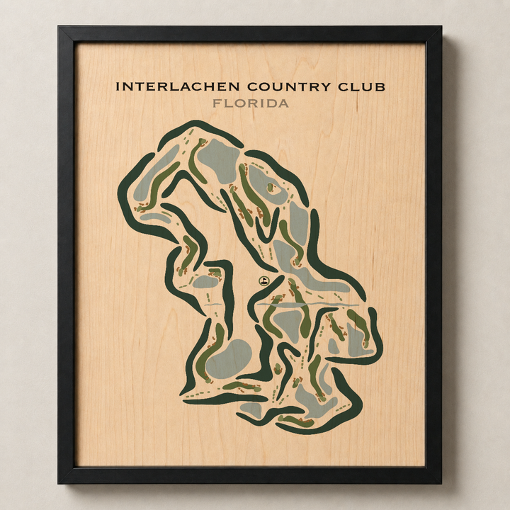 Interlachen Country Club, Florida - Printed Golf Courses