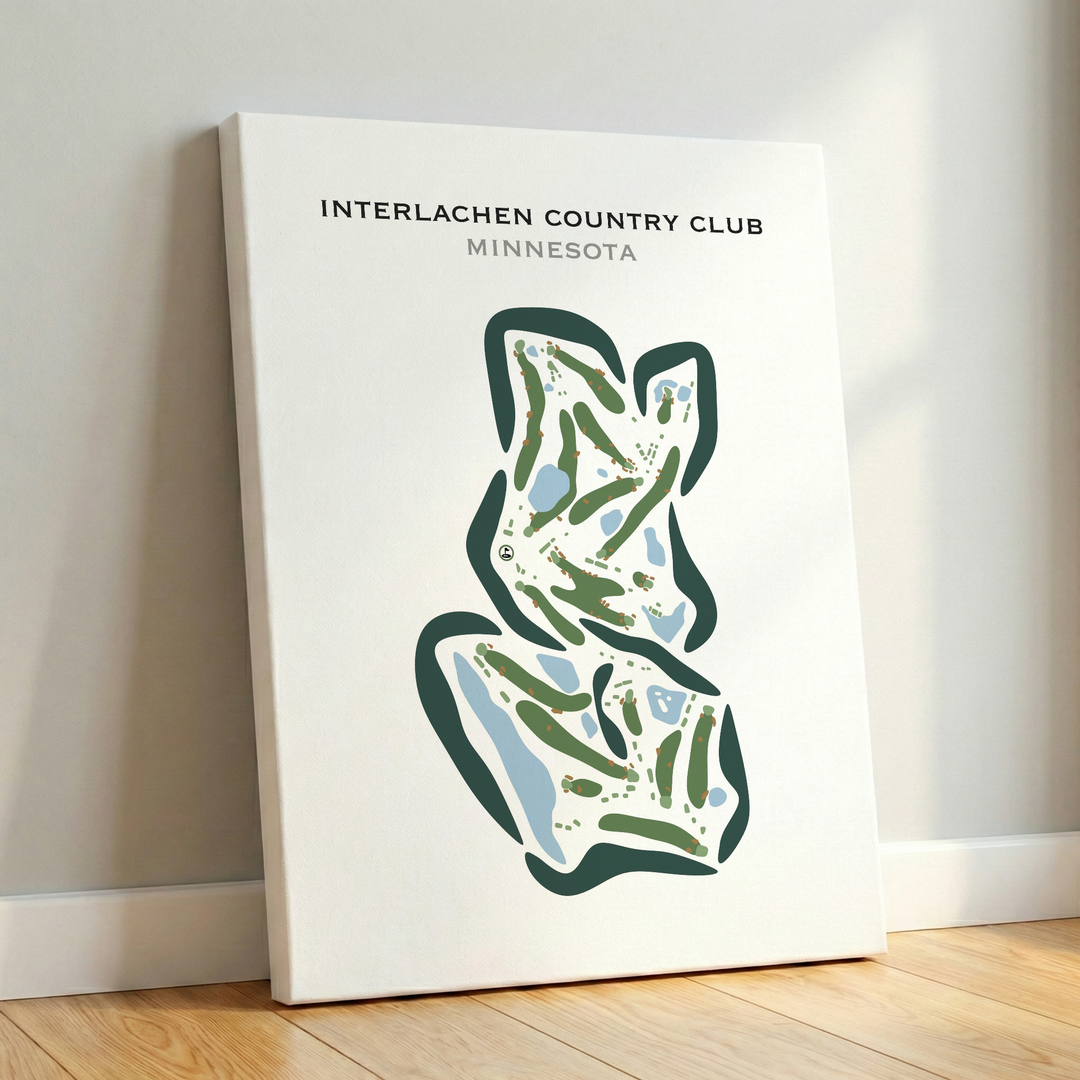 Interlachen Country Club, Minnesota - Printed Golf Courses