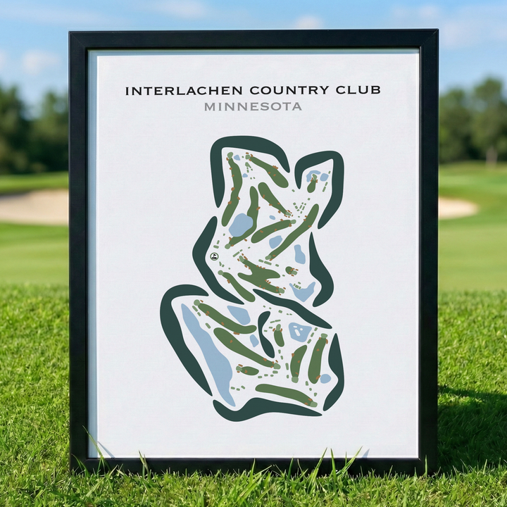 Interlachen Country Club, Minnesota - Printed Golf Courses