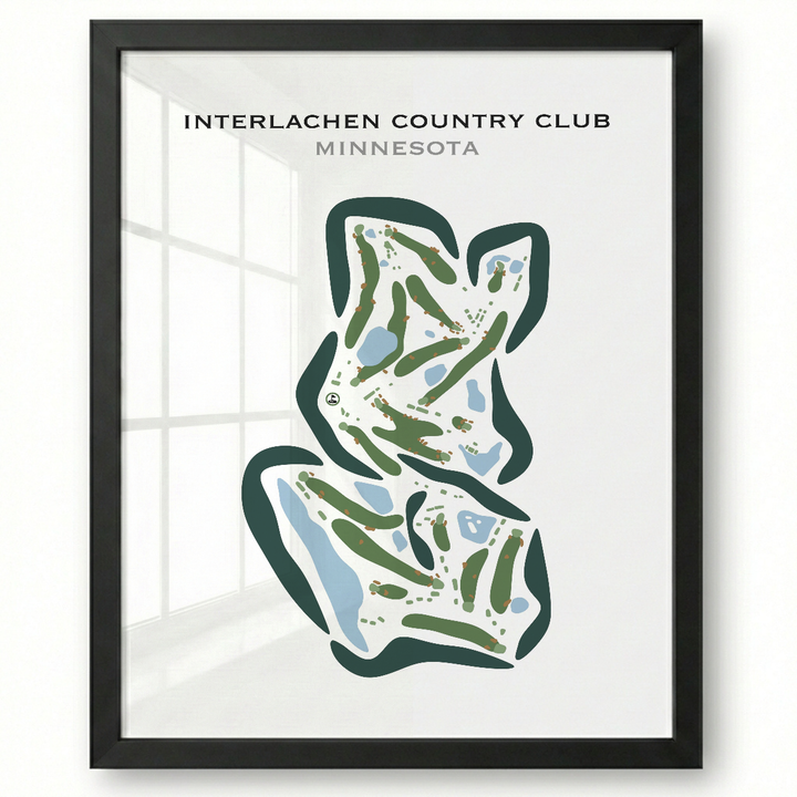 Interlachen Country Club, Minnesota - Printed Golf Courses