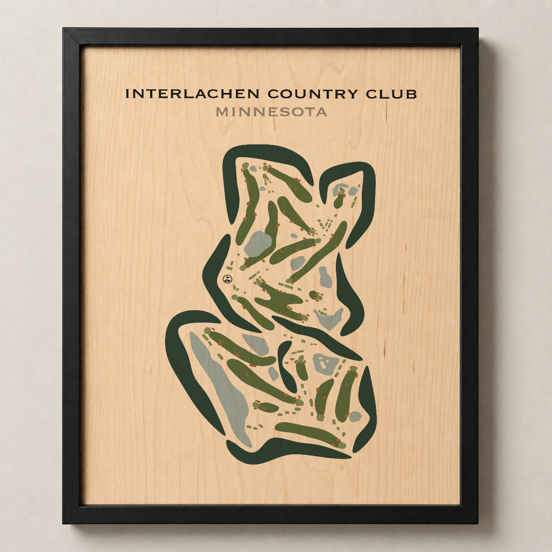 Interlachen Country Club, Minnesota - Printed Golf Courses
