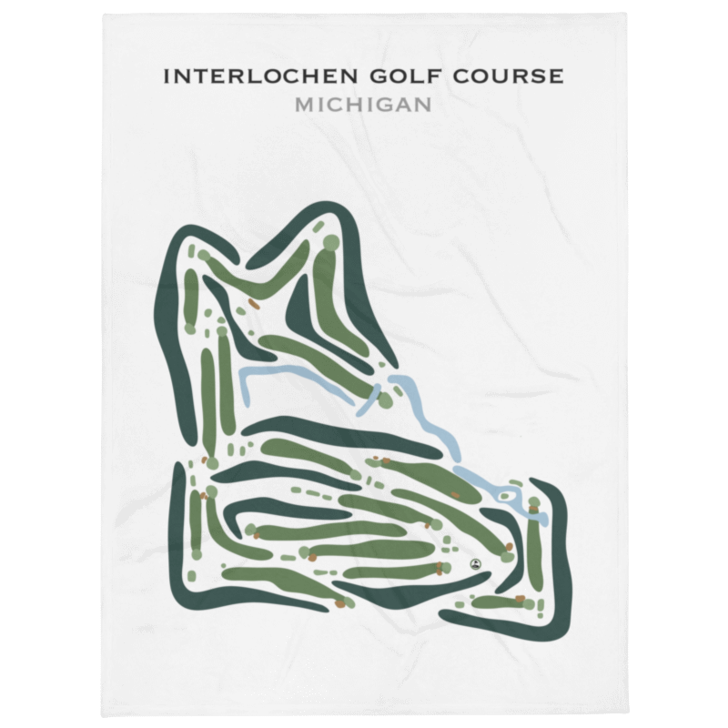 Interlochen Golf Course, Michigan - Printed Golf Courses