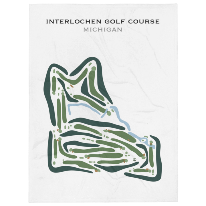 Interlochen Golf Course, Michigan - Printed Golf Courses