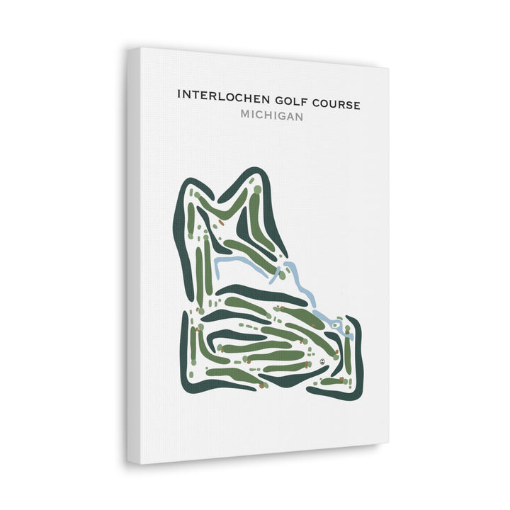 Interlochen Golf Course, Michigan - Printed Golf Courses