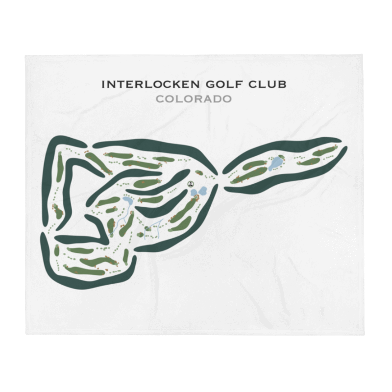 Interlocken Golf Club, Colorado - Printed Golf Courses