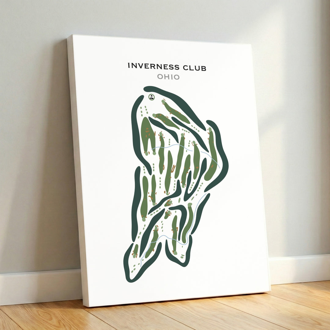 Inverness Club, Ohio - A - Printed Golf Course