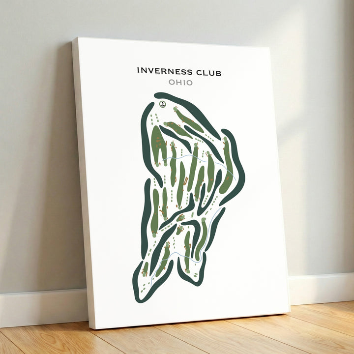 Inverness Club, Ohio - A - Printed Golf Course